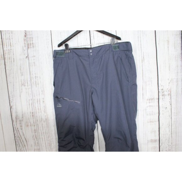LL Bean Wildcat Waterproof Insulated Snow Pants Carbon Navy Size XL - Picture 2 of 11